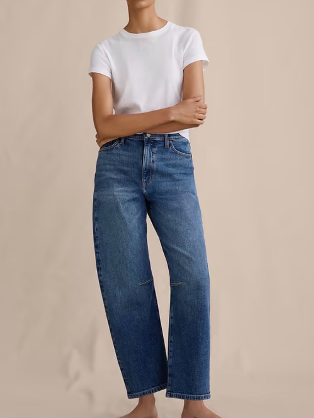 NWT Banana Republic Barrel ankle tall 28/6
